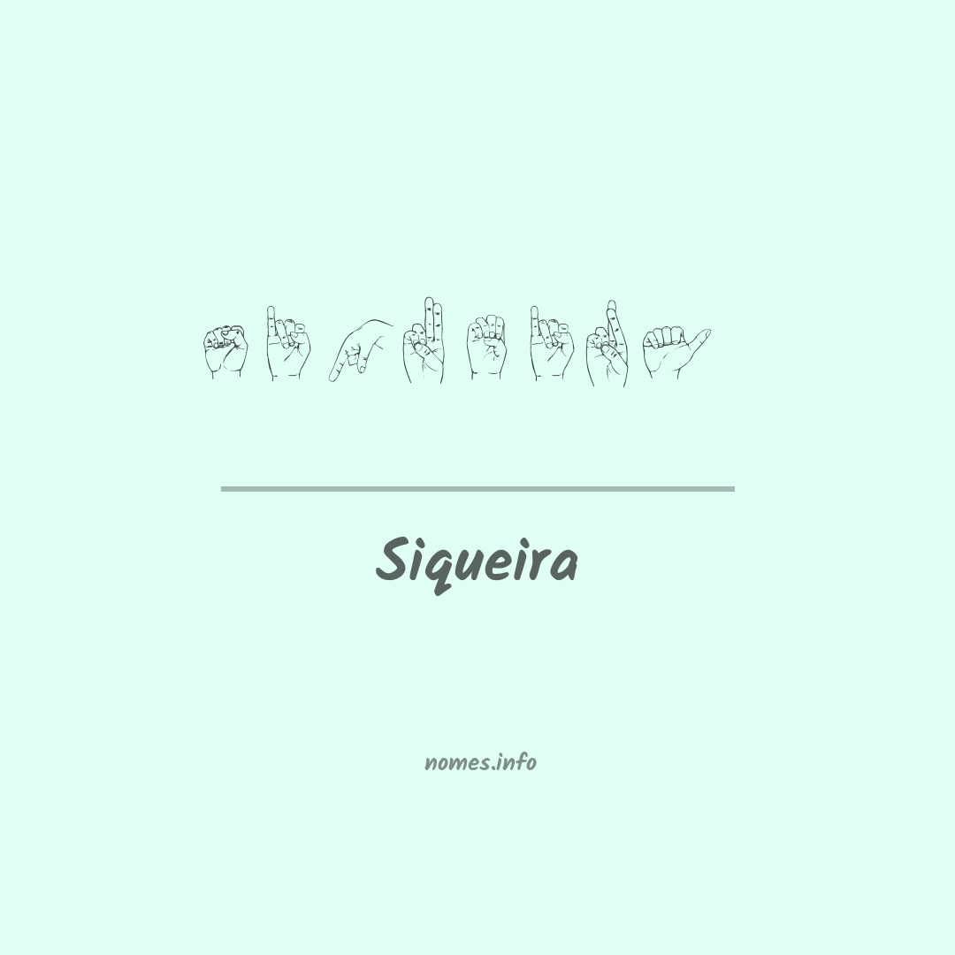 Siqueira em Libras