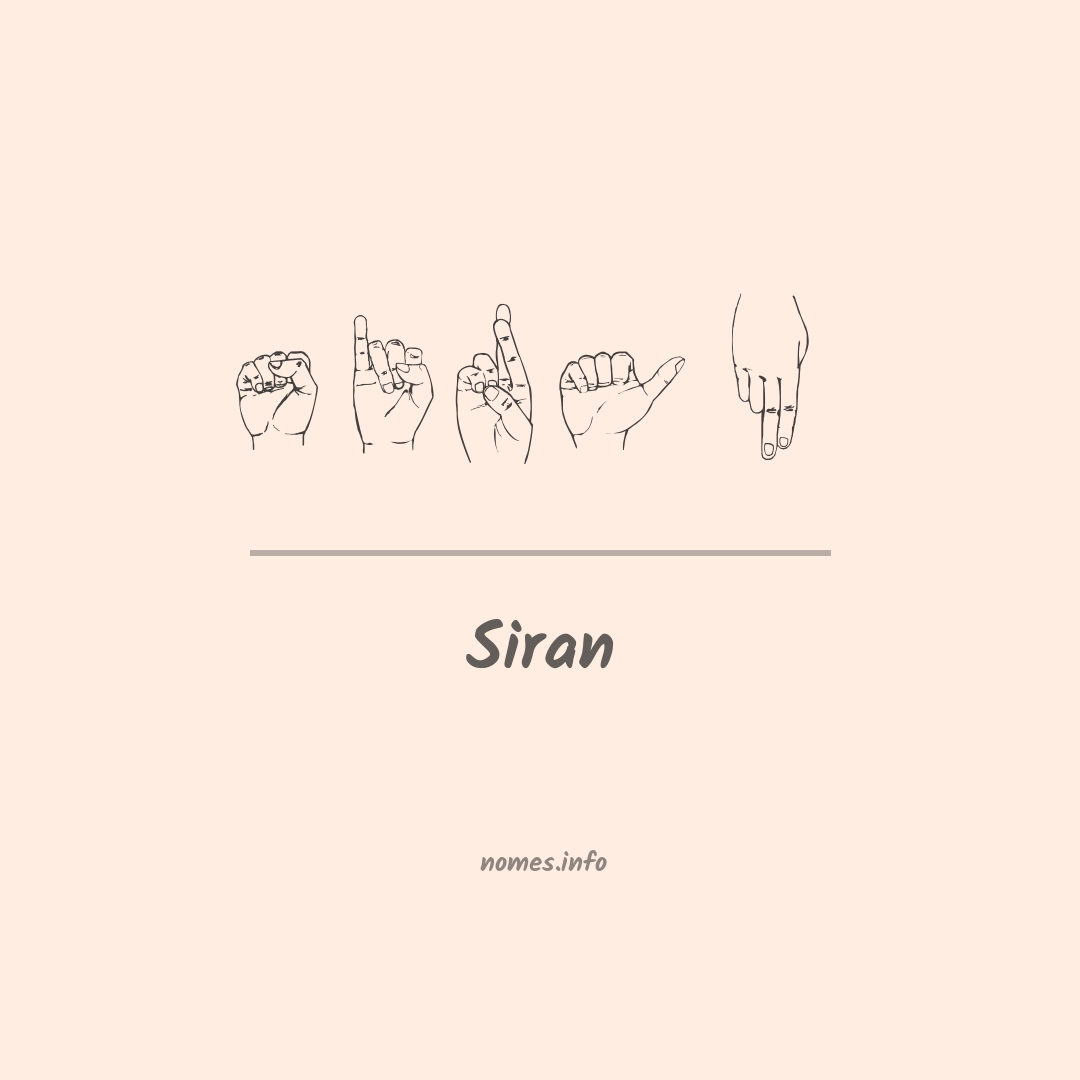 Siran em Libras