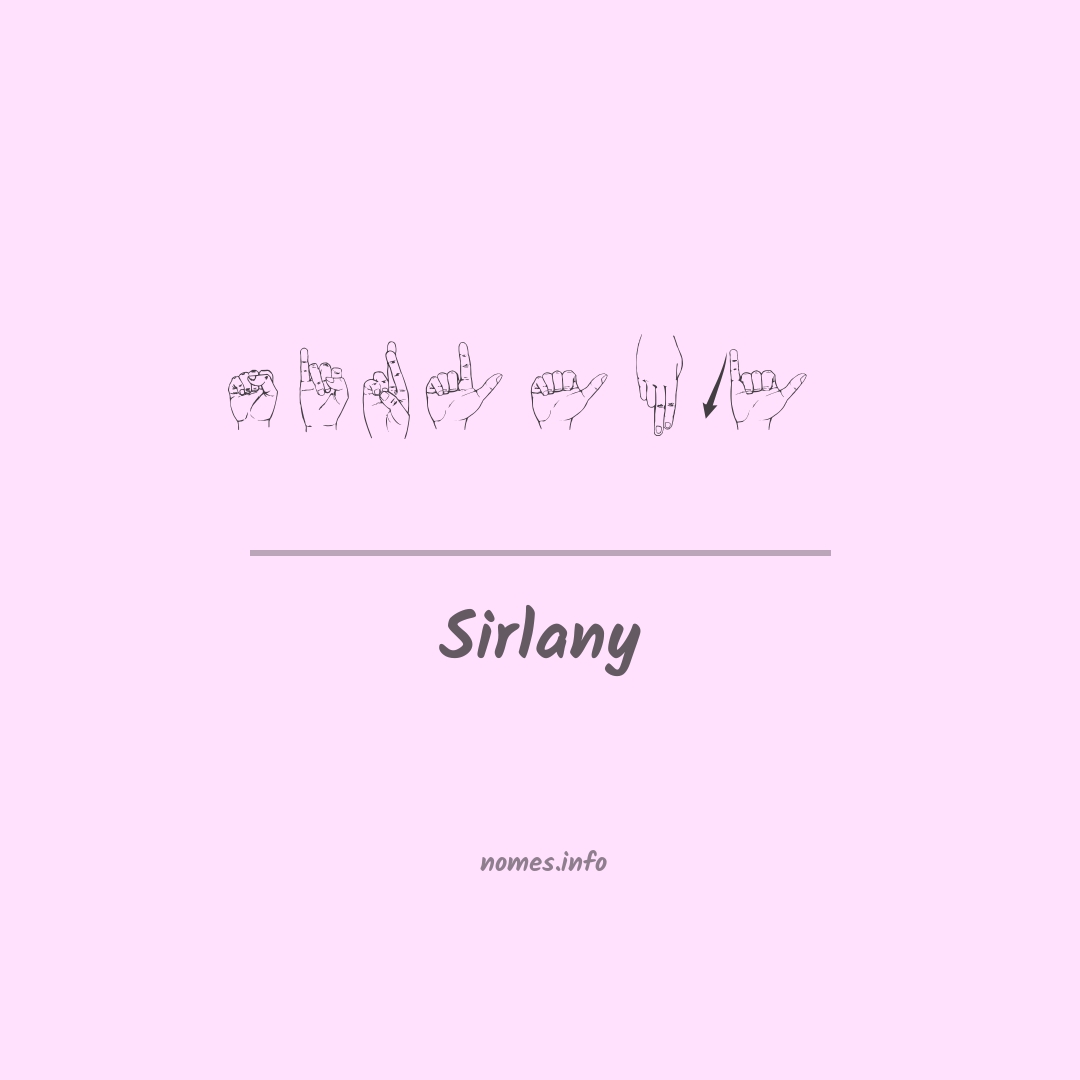 Sirlany em Libras