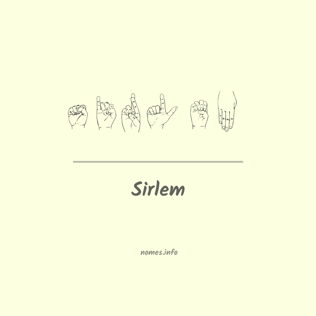 Sirlem em Libras