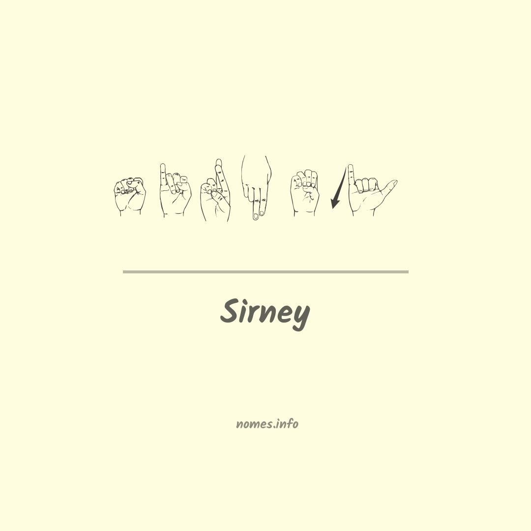 Sirney em Libras