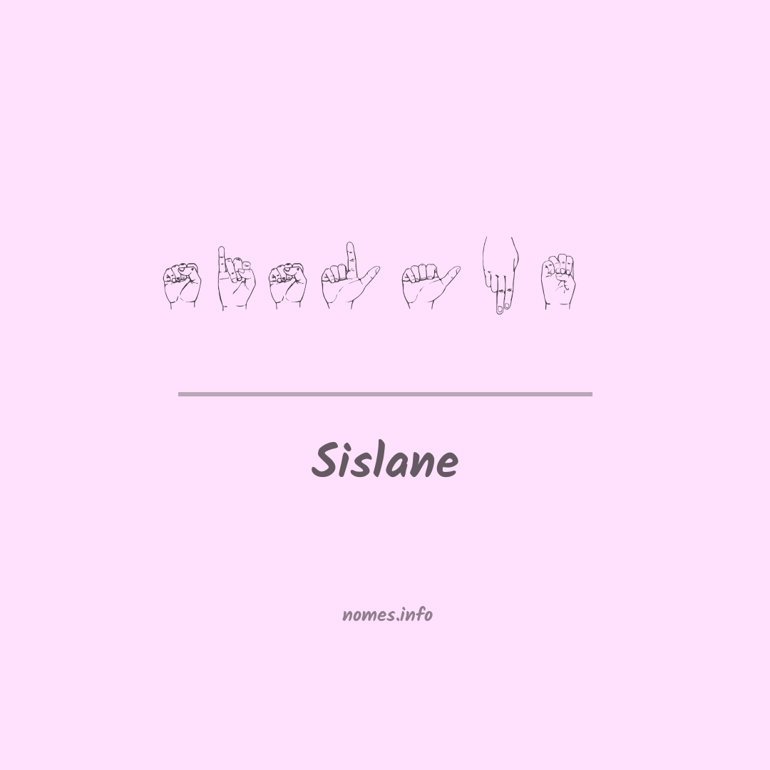 Sislane em Libras