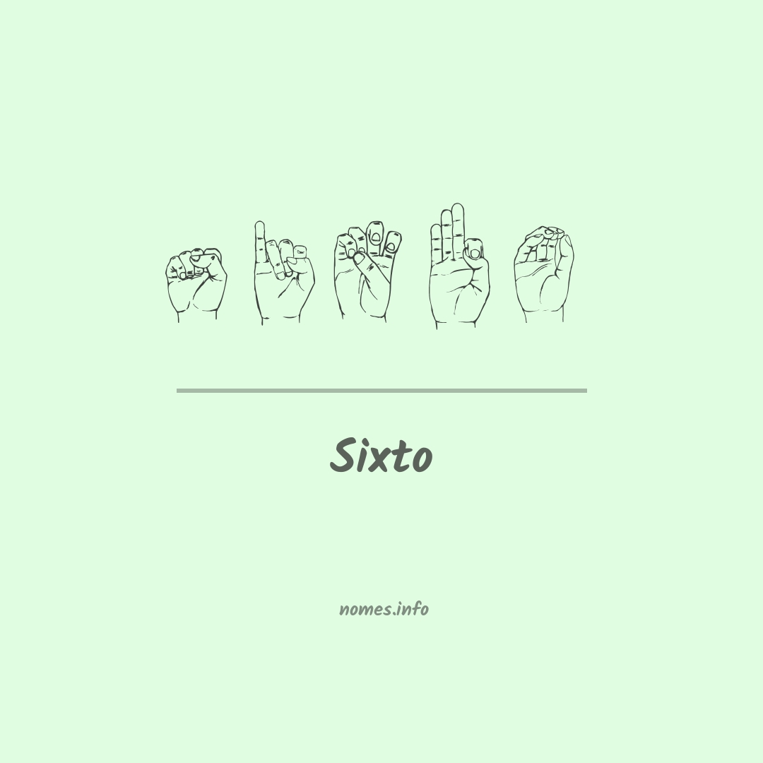 Sixto em Libras