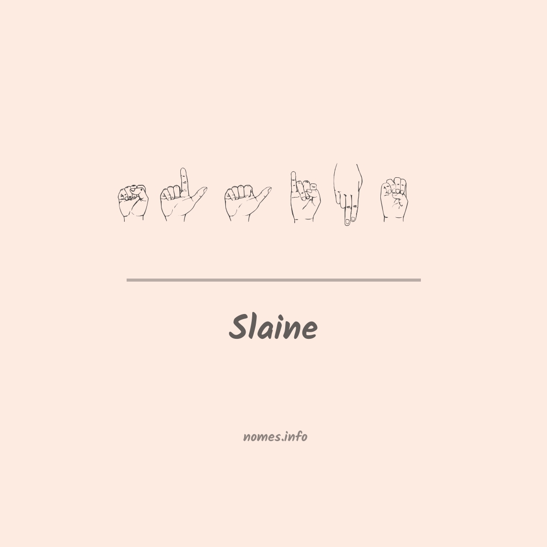Slaine em Libras