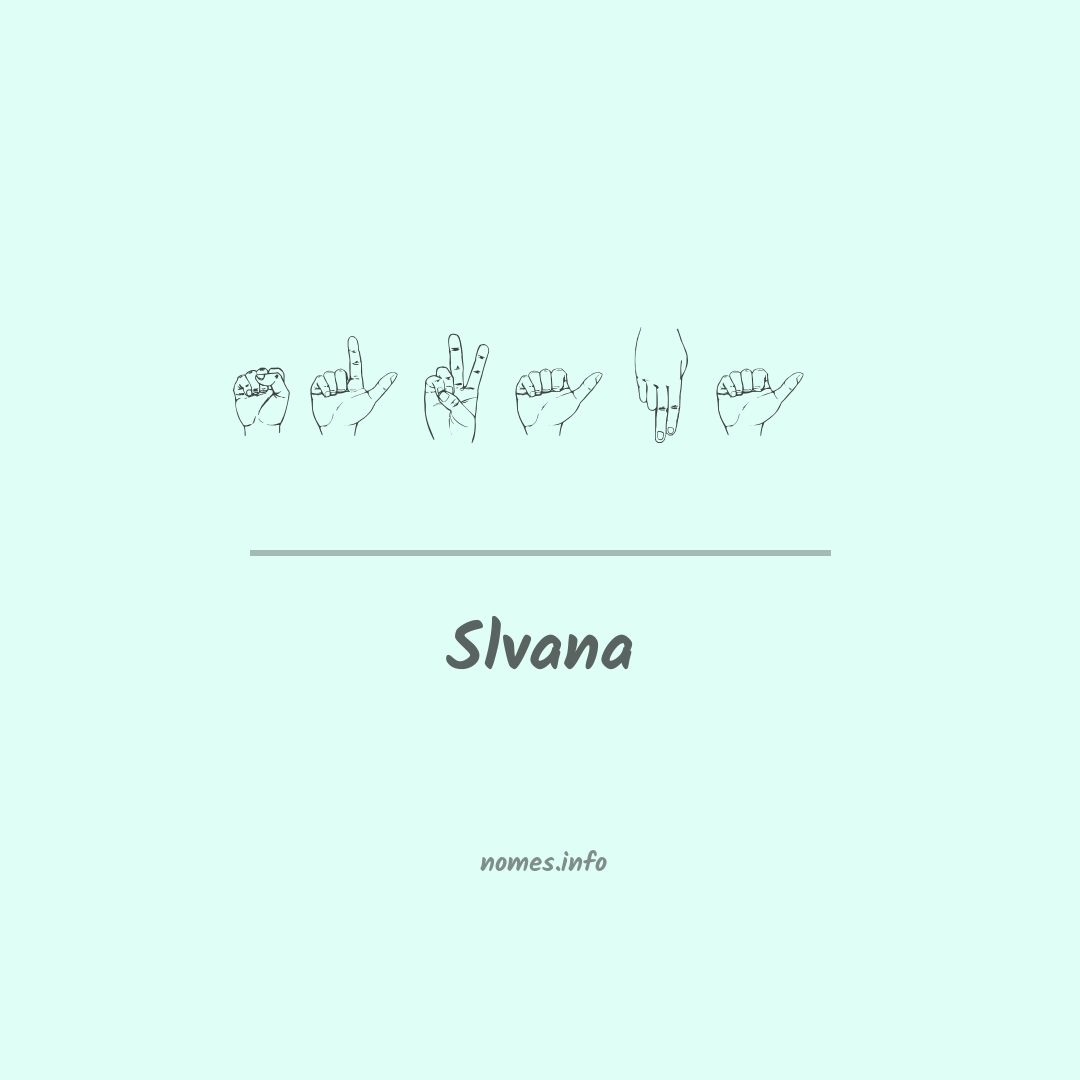 Slvana em Libras Slvana em Libras