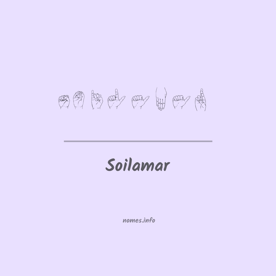 Soilamar em Libras