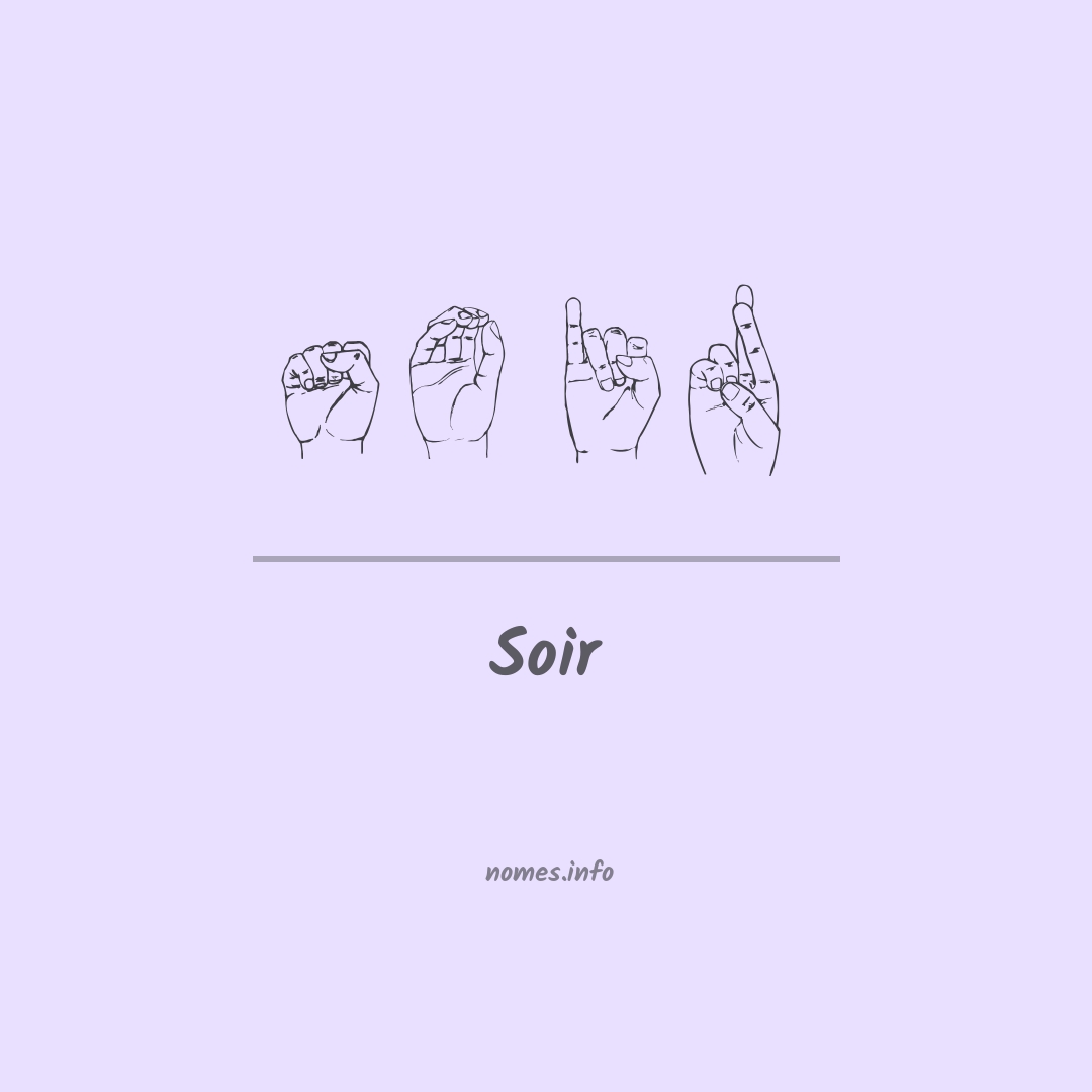 Soir em Libras