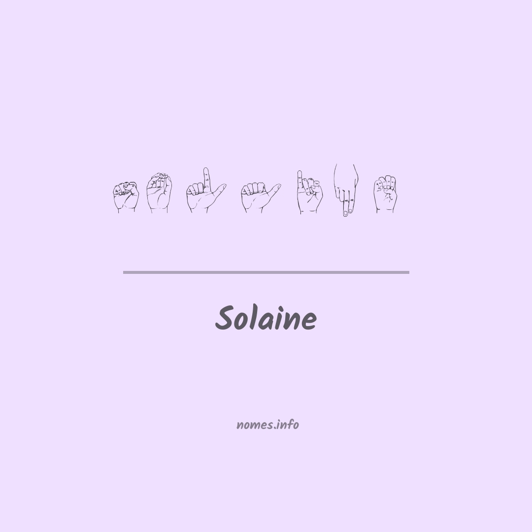 Solaine em Libras