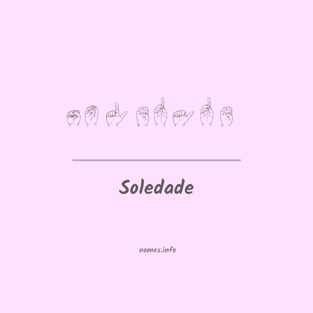 Soledade em Libras