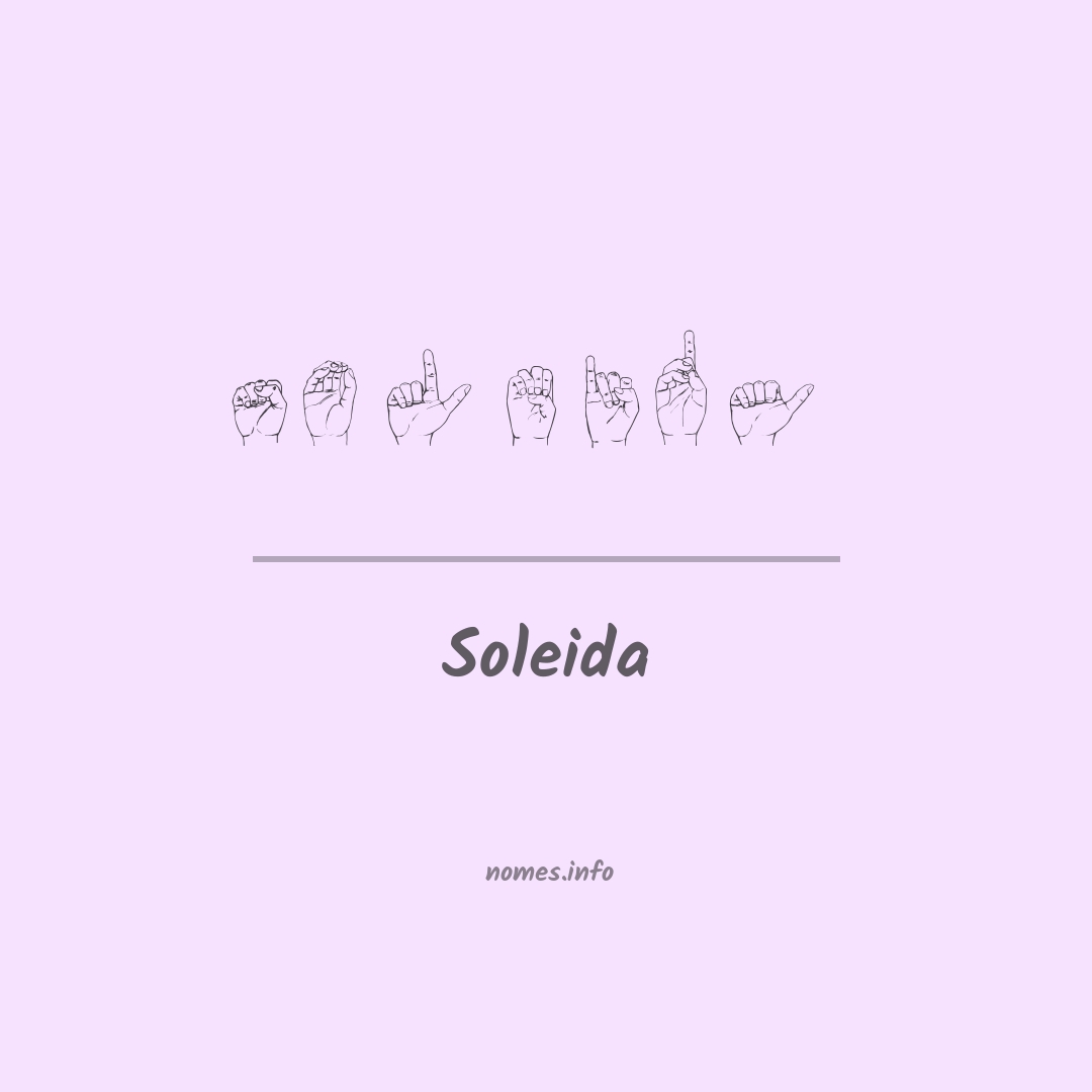 Soleida em Libras