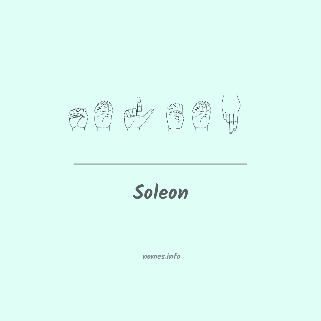 Soleon em Libras