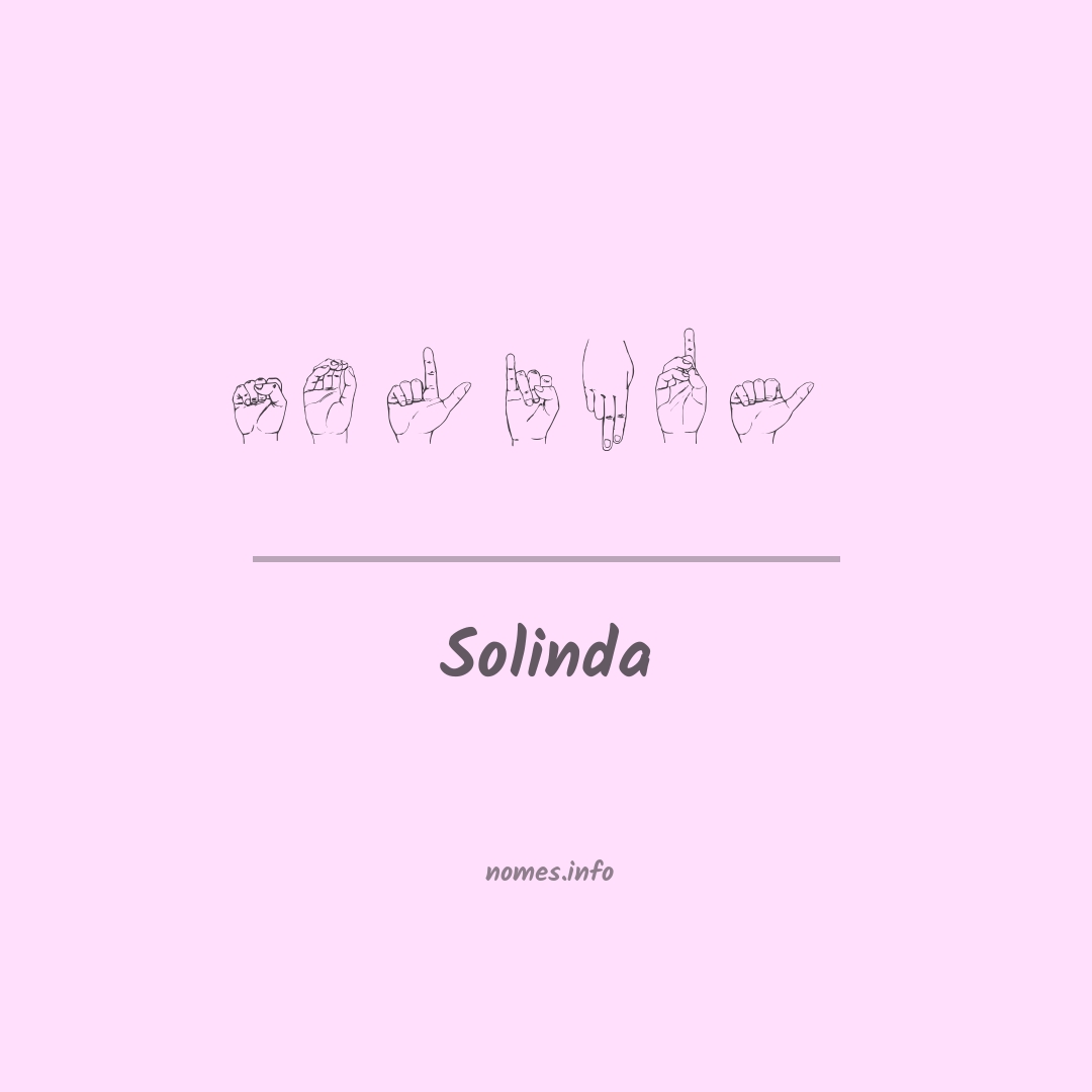 Solinda em Libras