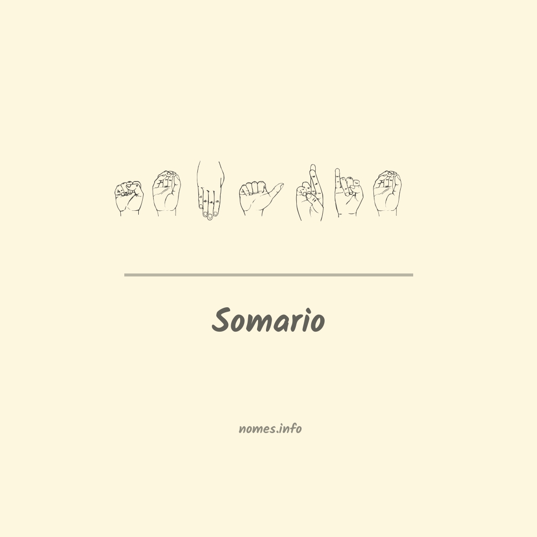 Somario em Libras