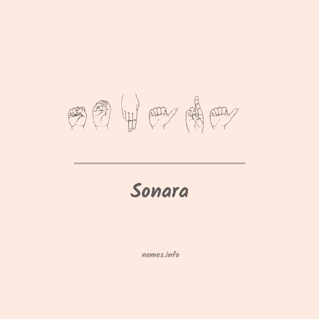 Sonara em Libras
