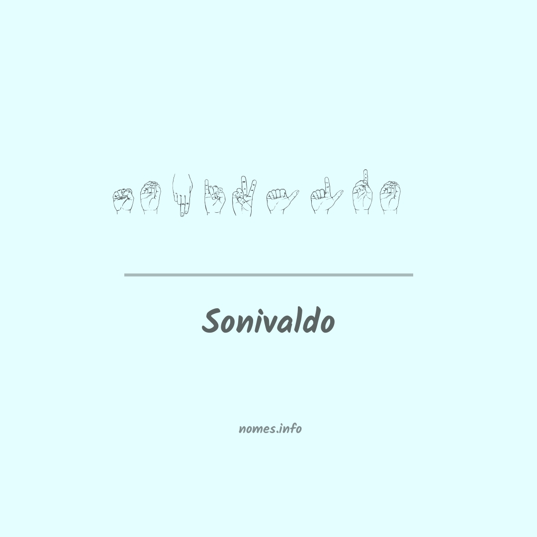 Sonivaldo em Libras
