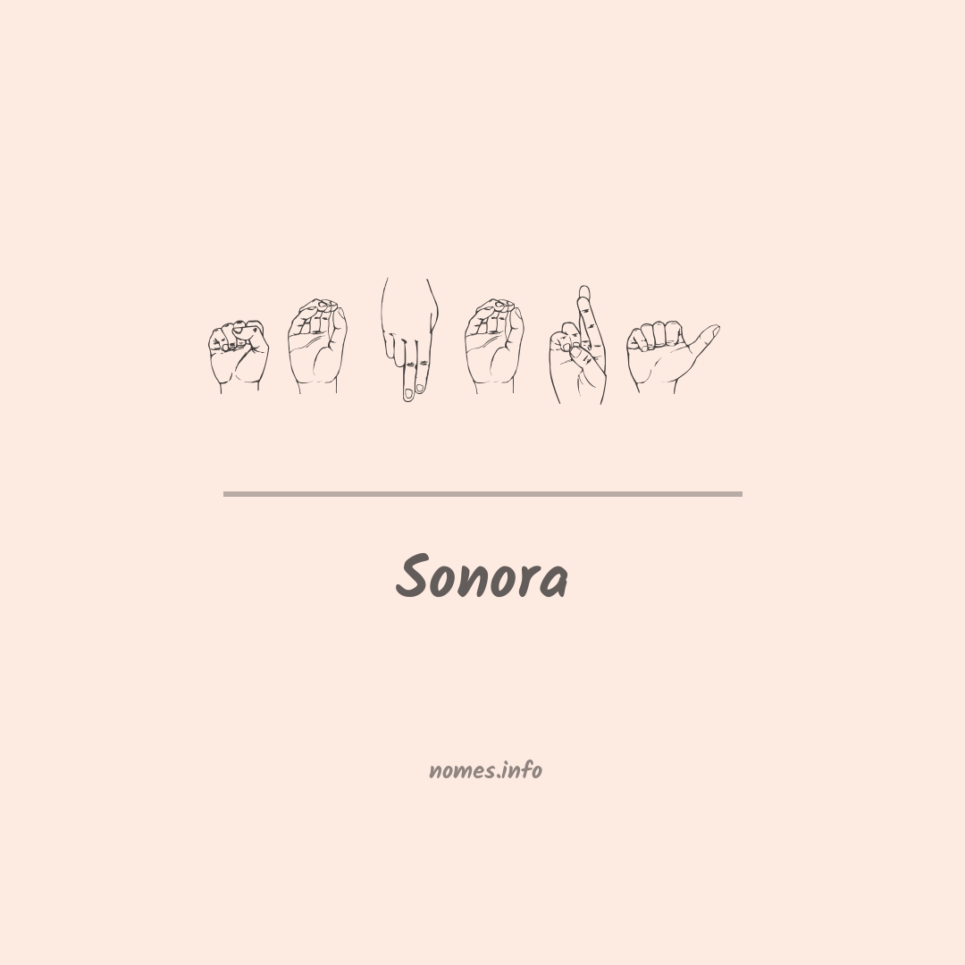 Sonora em Libras