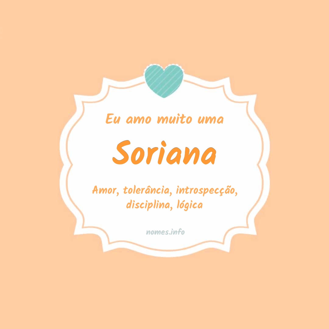 Eu amo muito Soriana