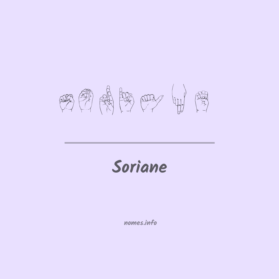 Soriane em Libras