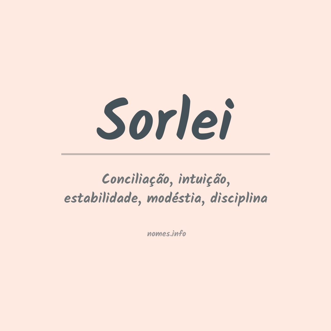 Significado do nome Sorlei