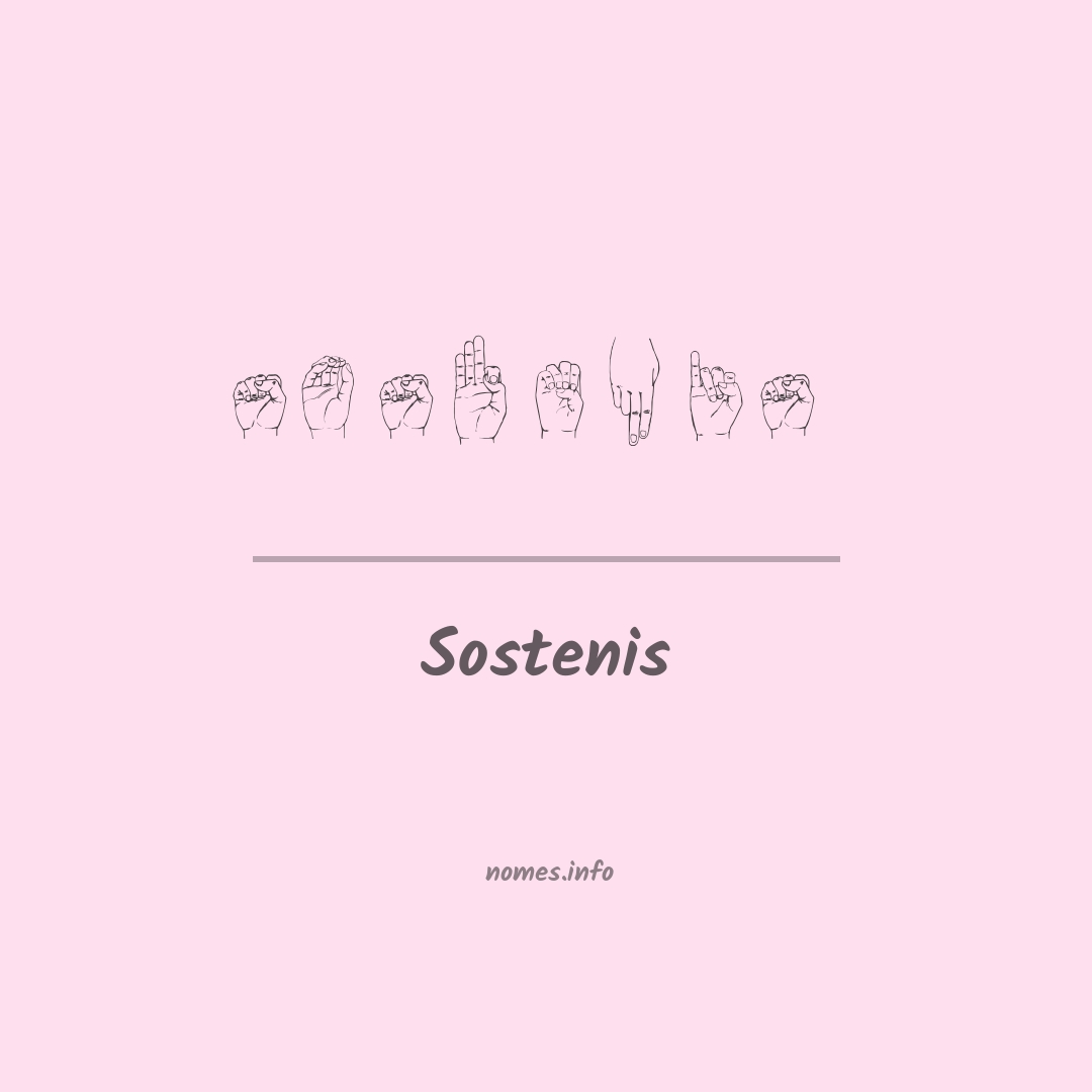 Sostenis em Libras