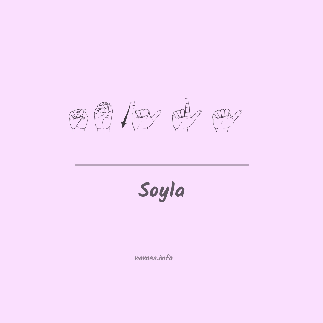 Soyla em Libras