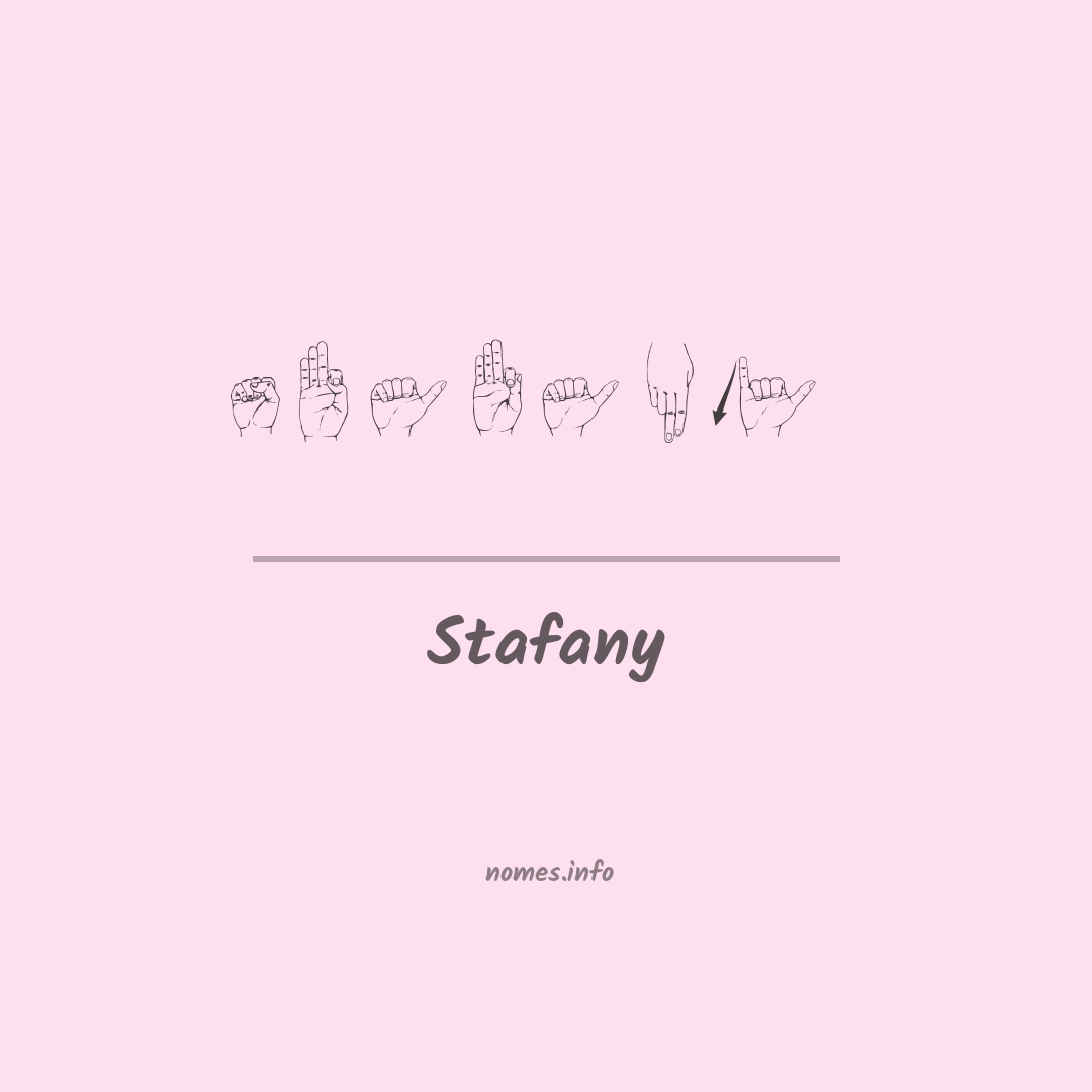 Stafany em Libras