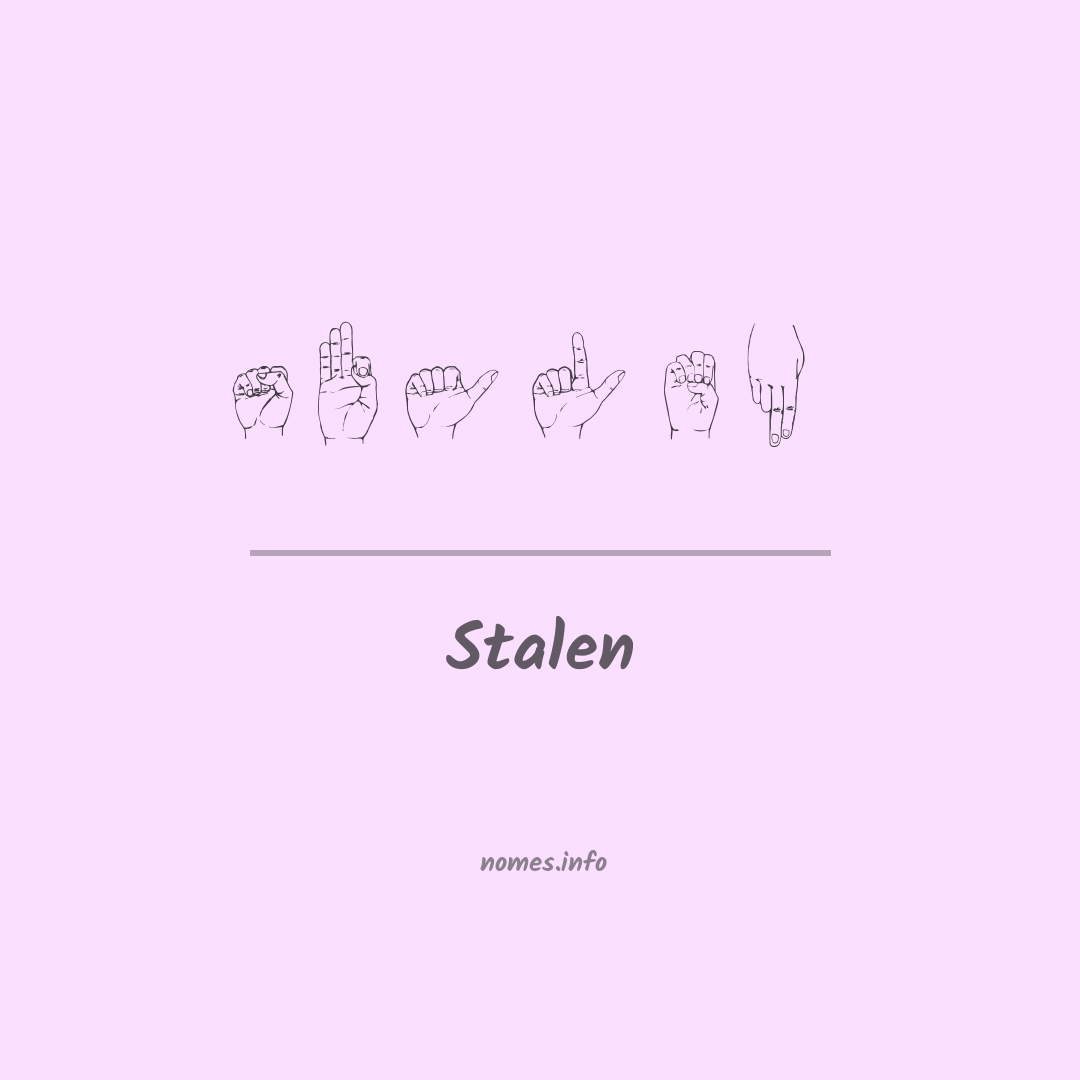 Stalen em Libras