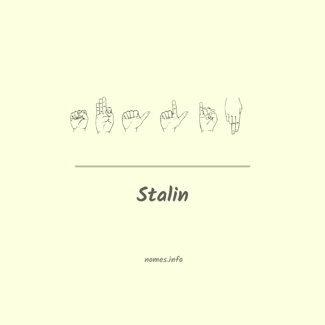 Stalin em Libras
