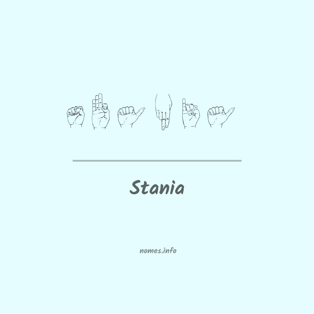 Stania em Libras