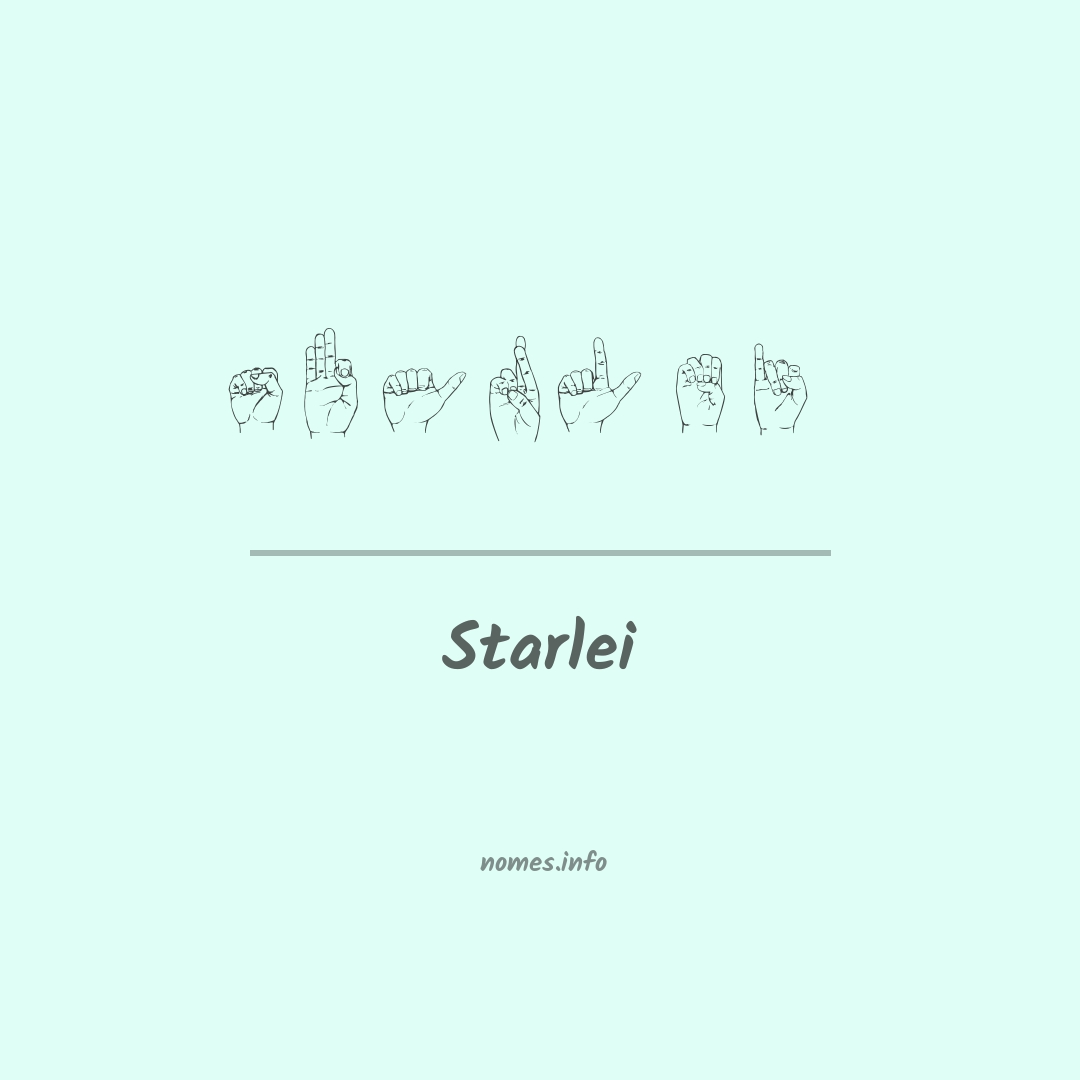 Starlei em Libras