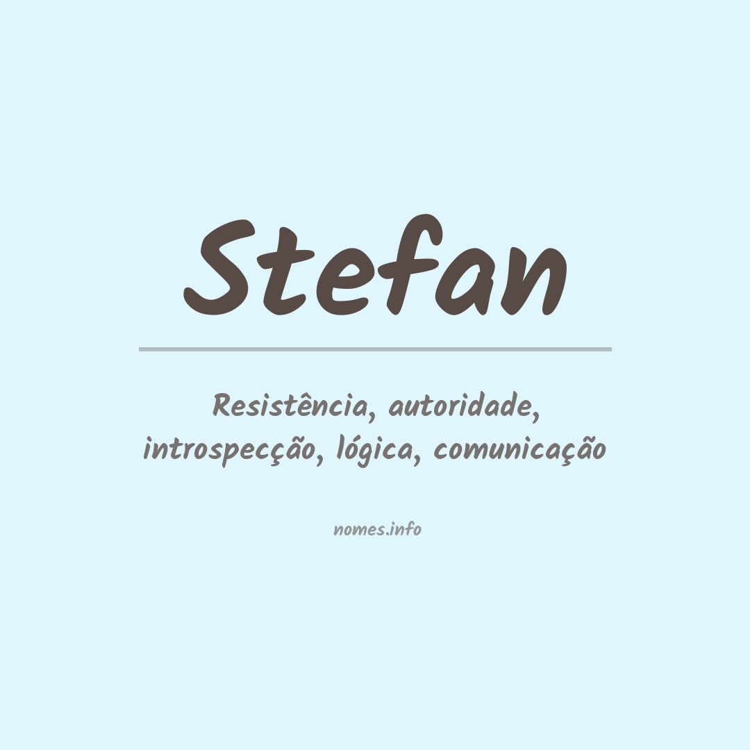 Significado do nome Stefan