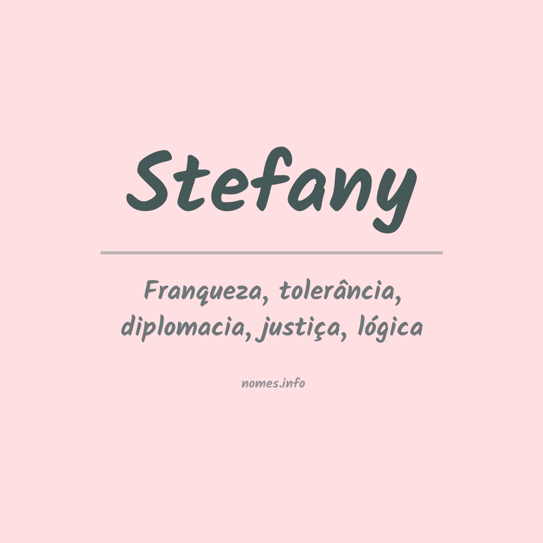 Significado do nome Stefany