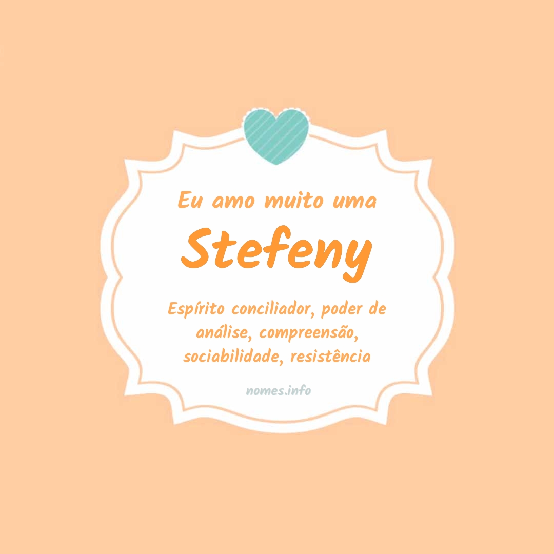 Eu amo muito Stefeny