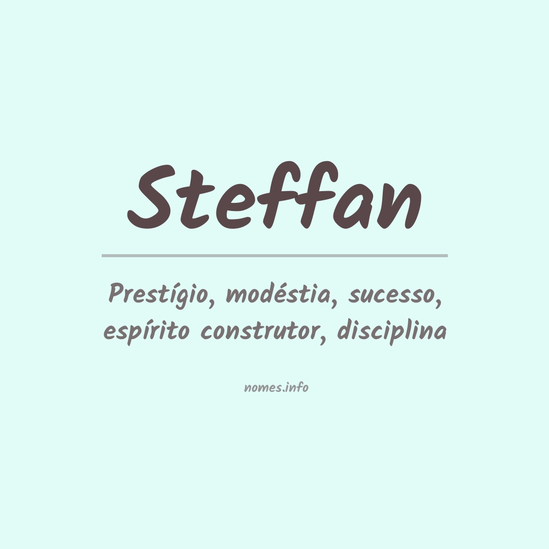 Significado do nome Steffan