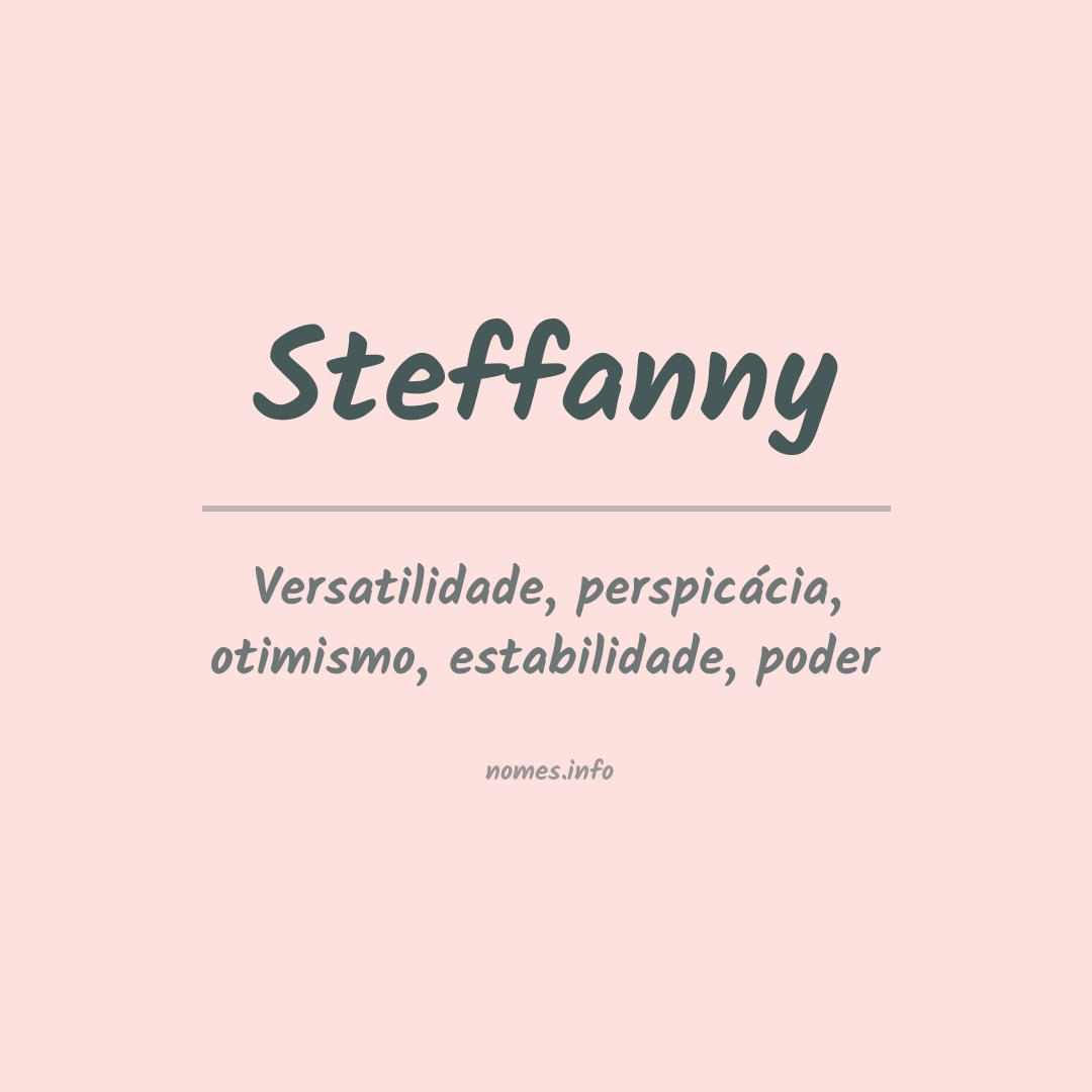 Significado do nome Steffanny