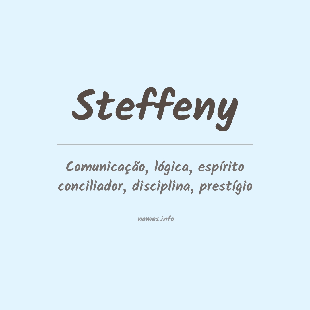 Significado do nome Steffeny