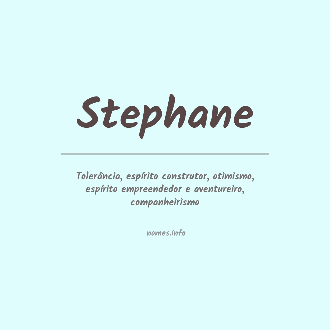Significado do nome Stephane