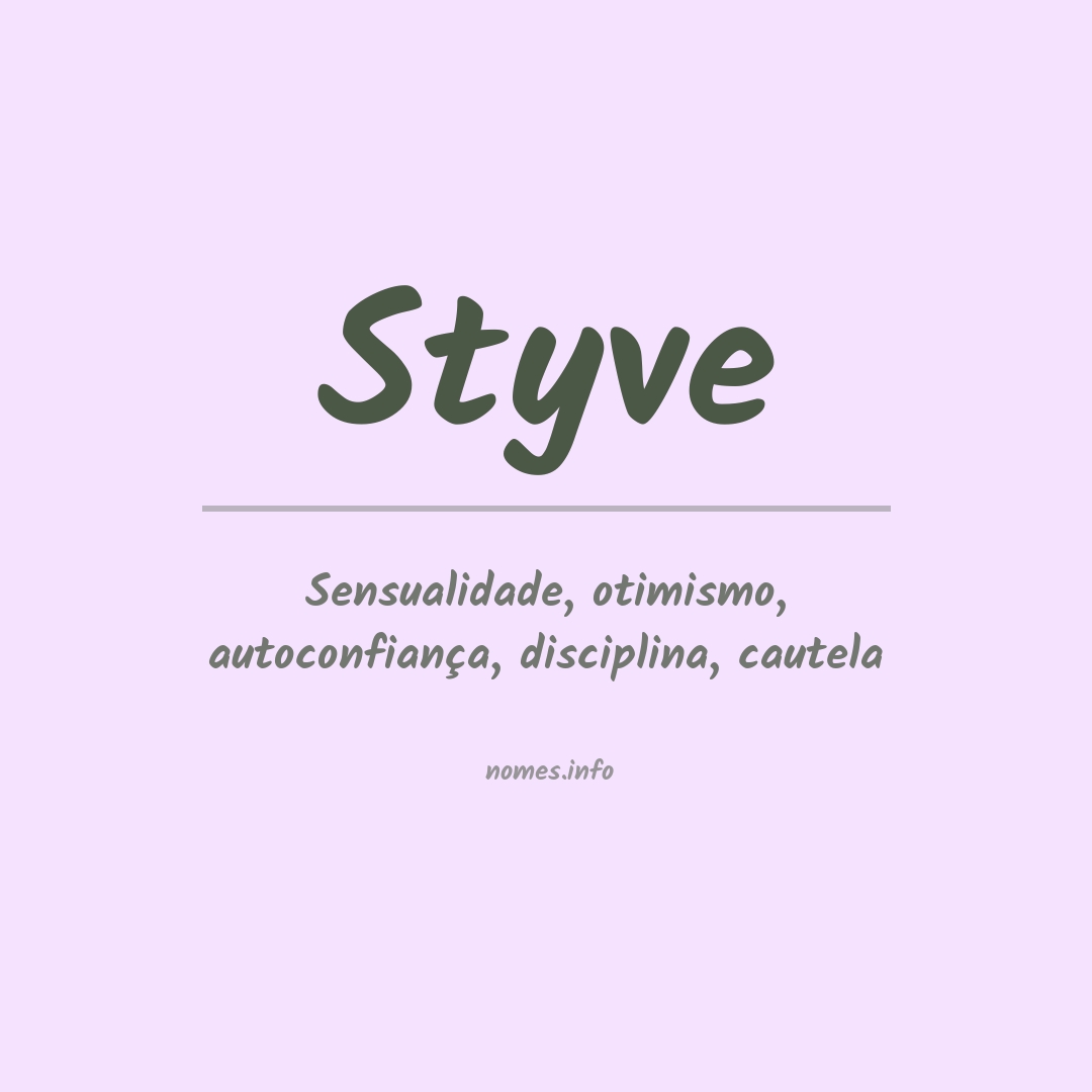 Significado do nome Styve