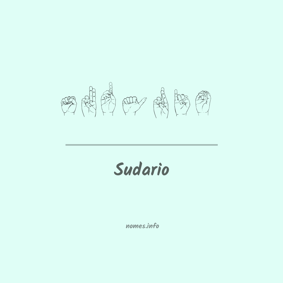 Sudario em Libras