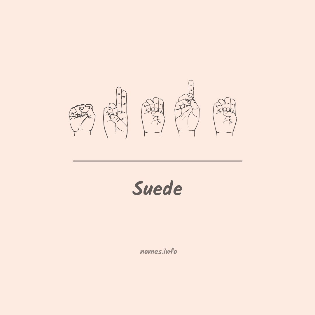 Suede em Libras