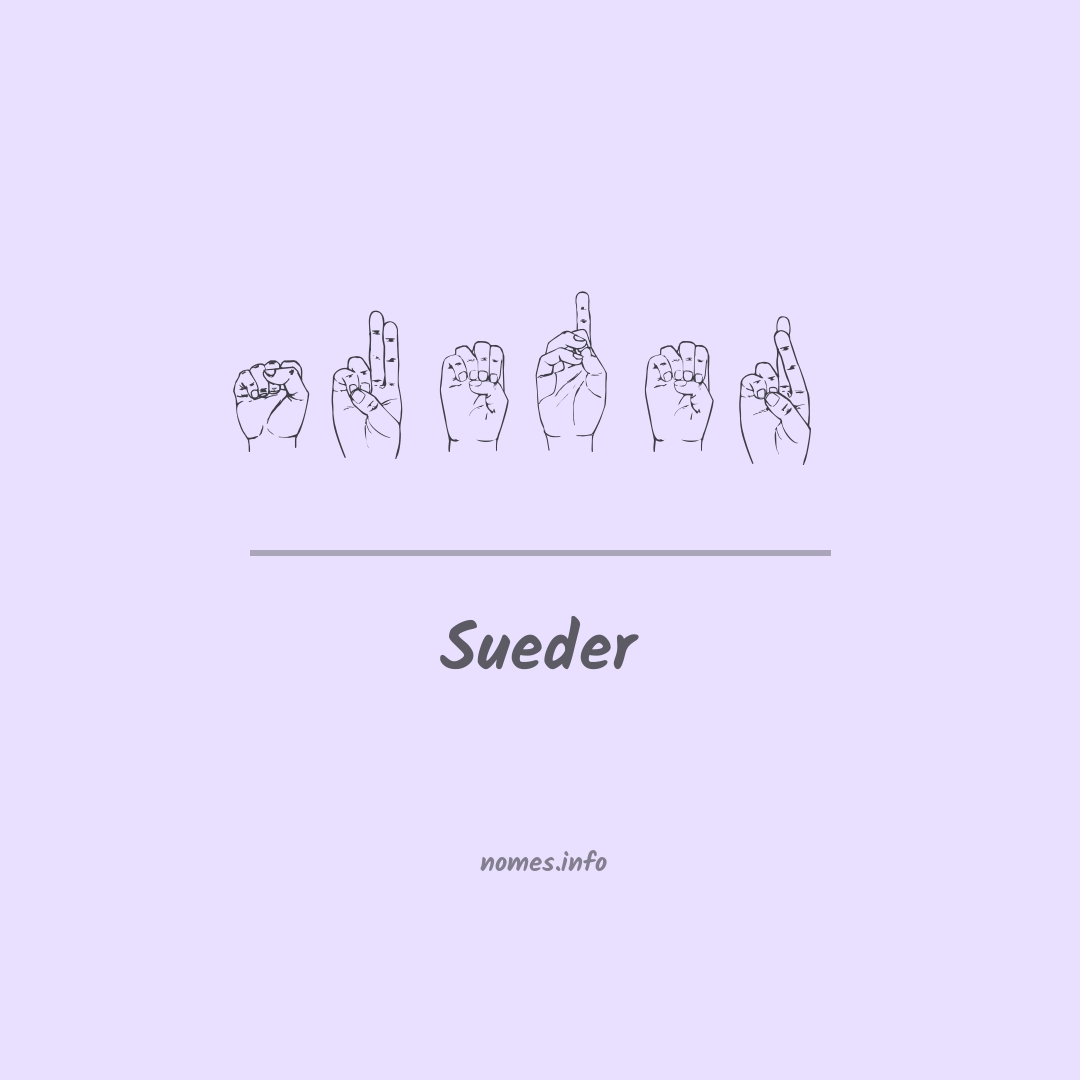 Sueder em Libras