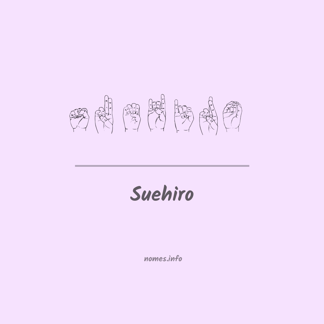 Suehiro em Libras