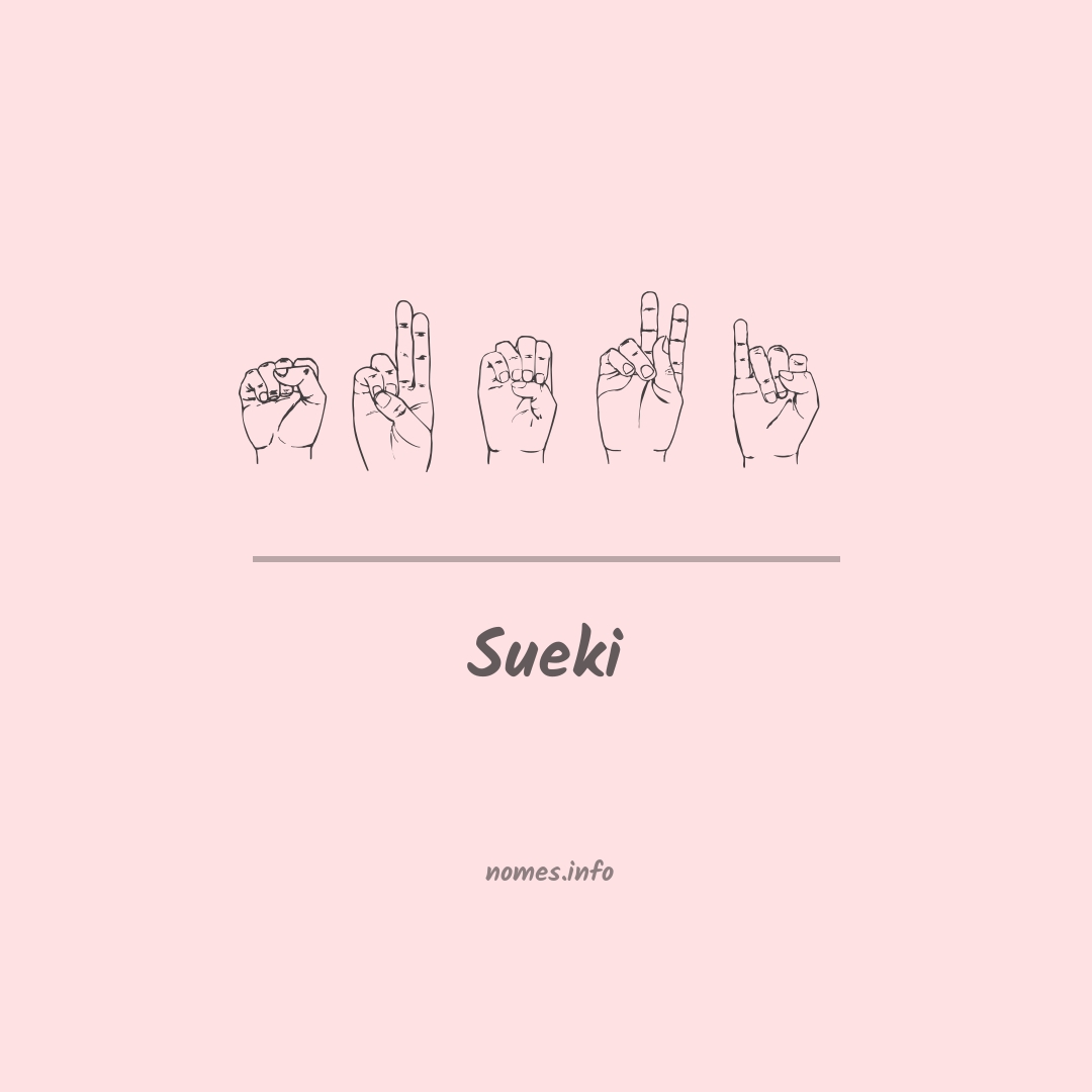 Sueki em Libras