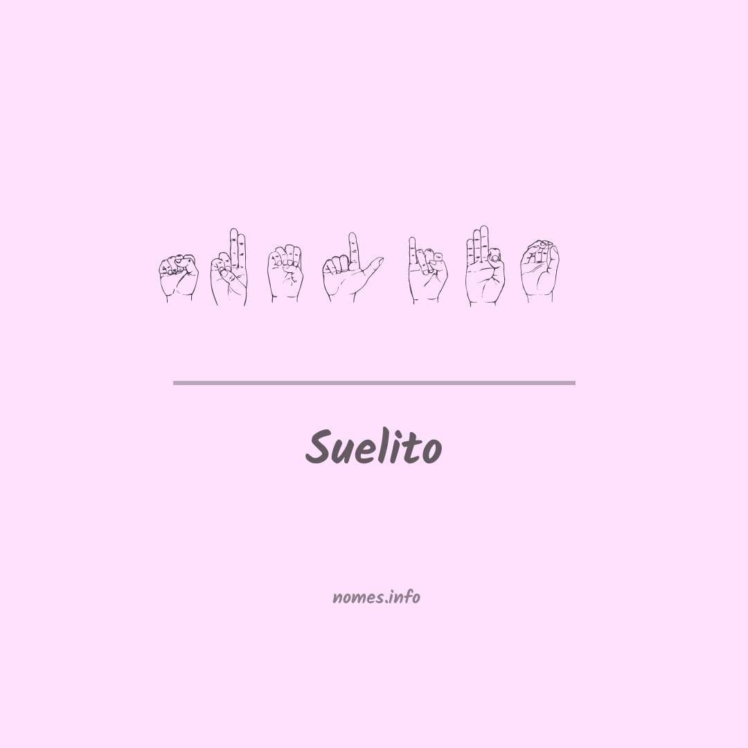 Suelito em Libras