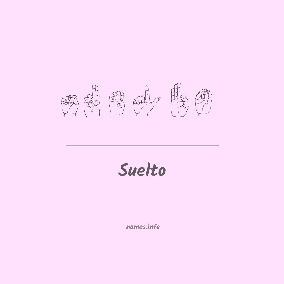 Suelto em Libras