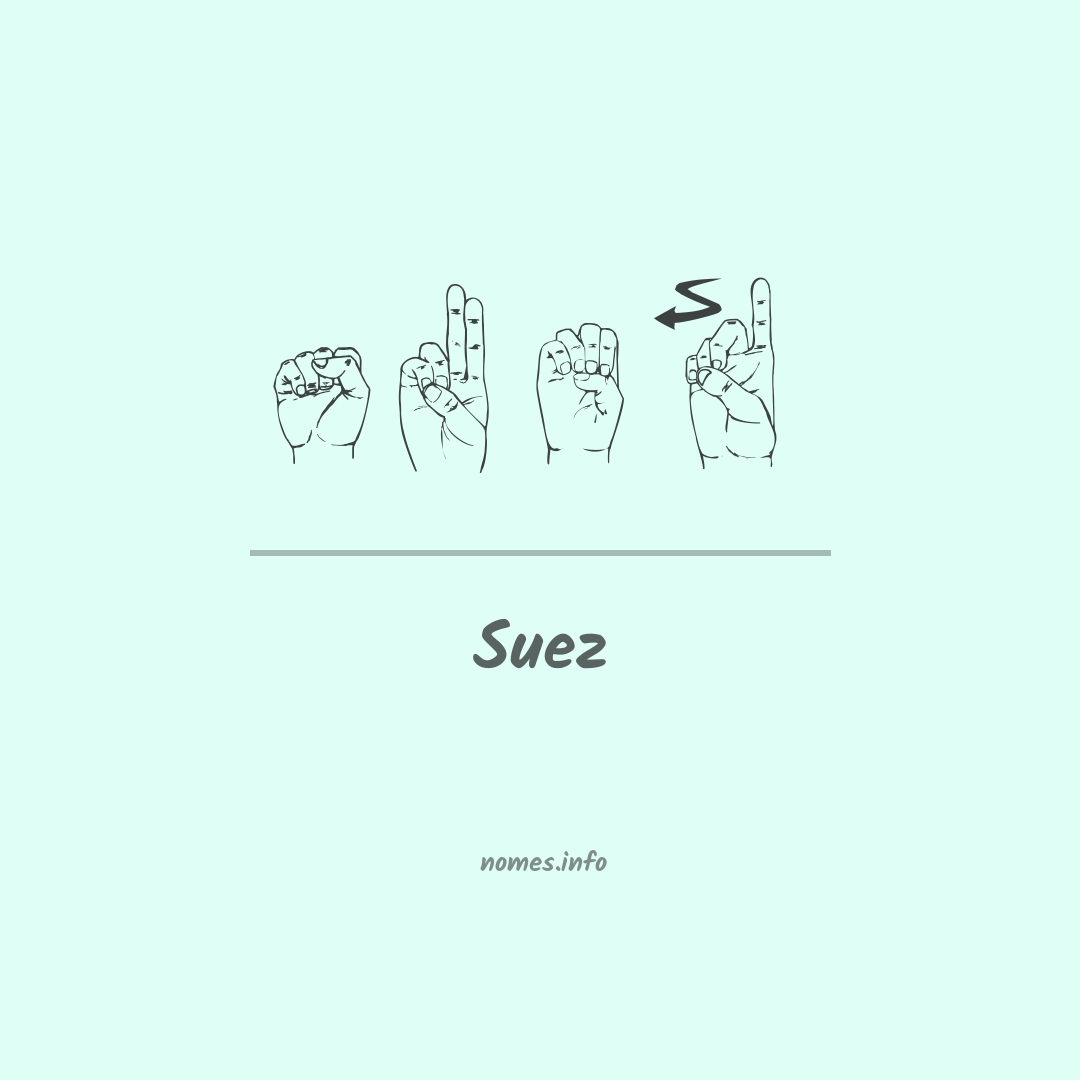 Suez em Libras