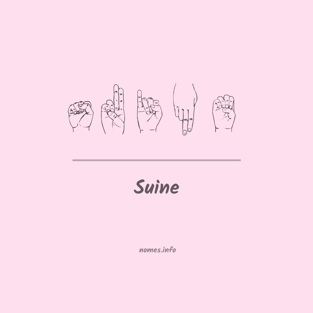 Suine em Libras