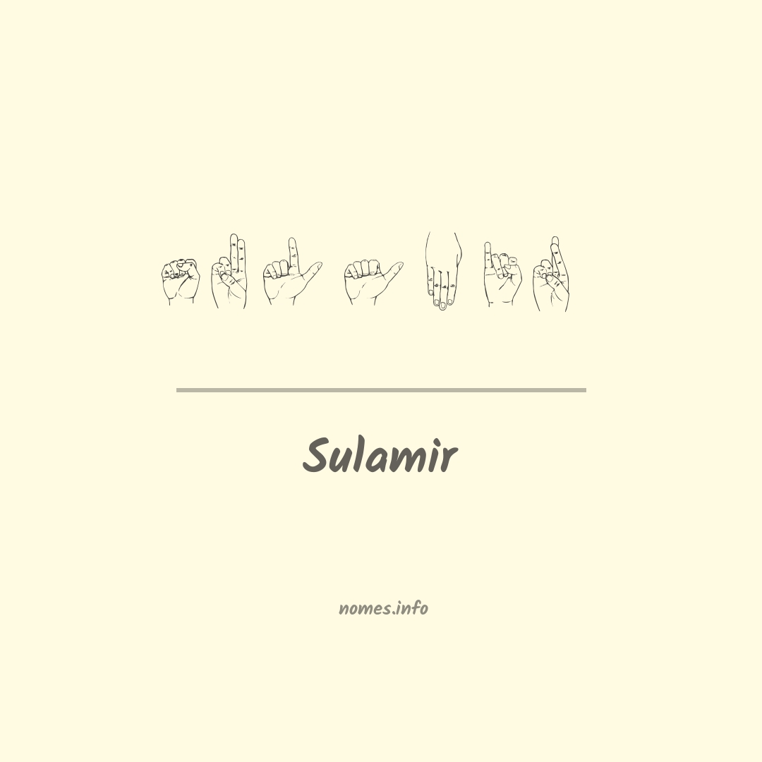 Sulamir em Libras