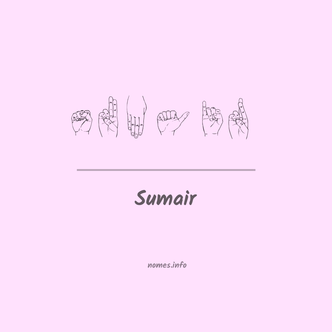 Sumair em Libras