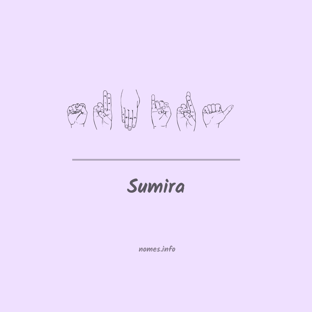 Sumira em Libras